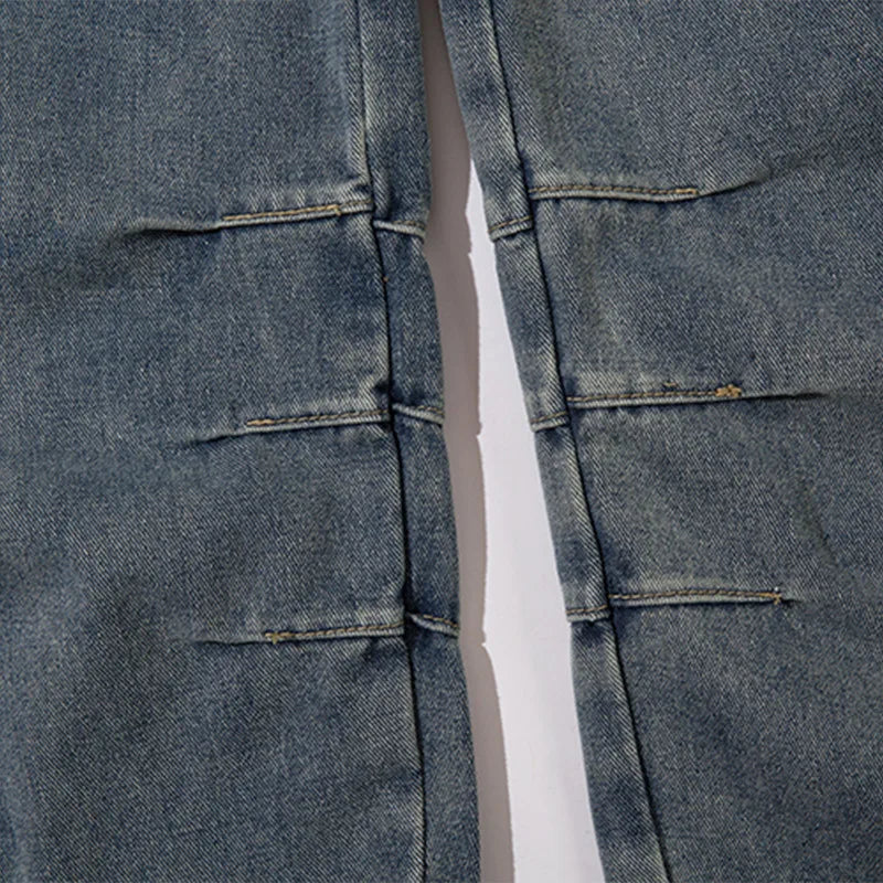 Men’s Y2K Baggy Multi-Pocket Denim Cargo Pants