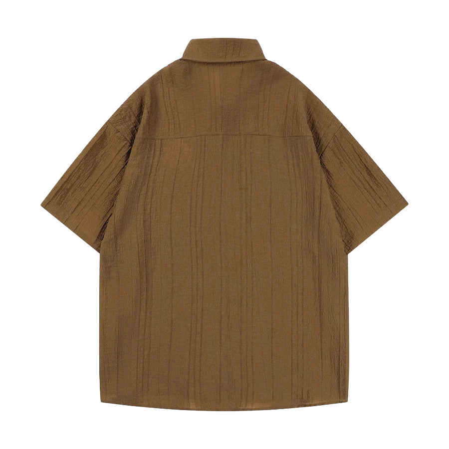 Men’s Embroidered Butterfly Short Sleeve Shirt